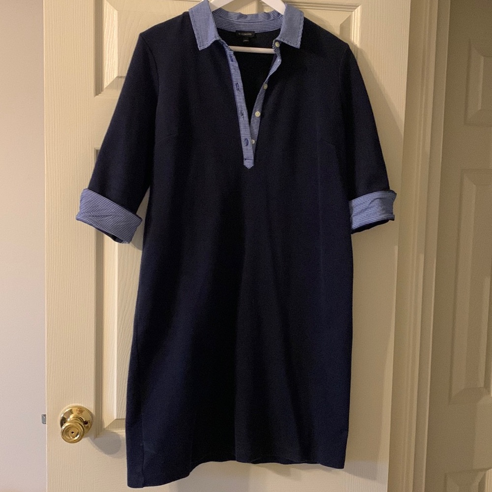 Talbots Navy Polo Dress